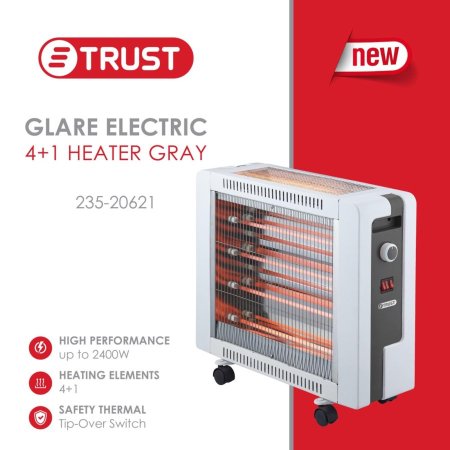 תנור חימום 5 להבות – 2400W – TRUST