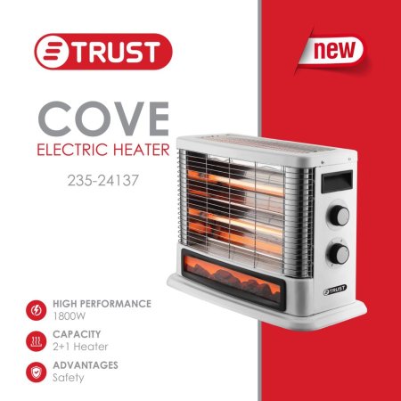 תנור חימום 3 להבות – 1800W – TRUST