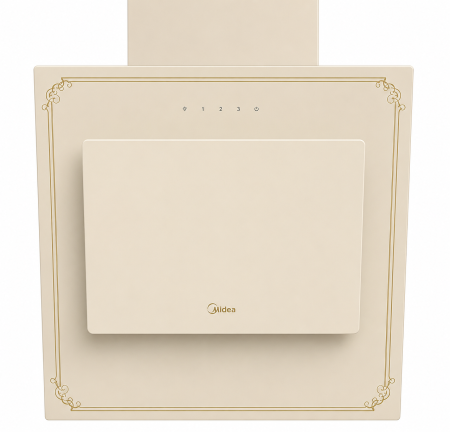 קולט אדים MIDEA – ‏60 ס"מ – צבע קרם
