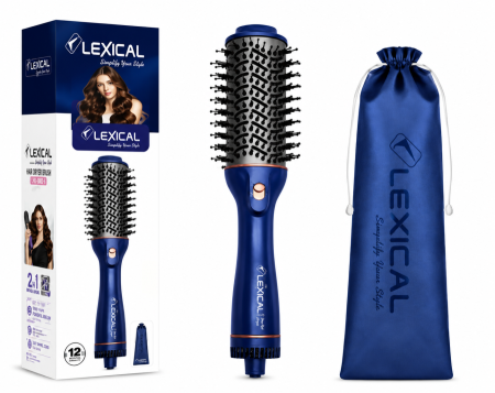 מברשת שיער באוויר חם LEXICAL – ‏1200W