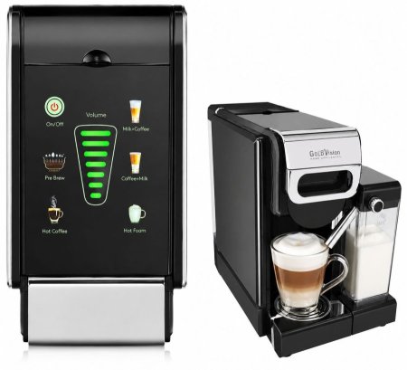 מכונת קפה GoldVision Coffee Master – קפסולות + קפה טחון